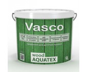 Лак-пропитка Vasco Wood AQUATEX белая 9 л